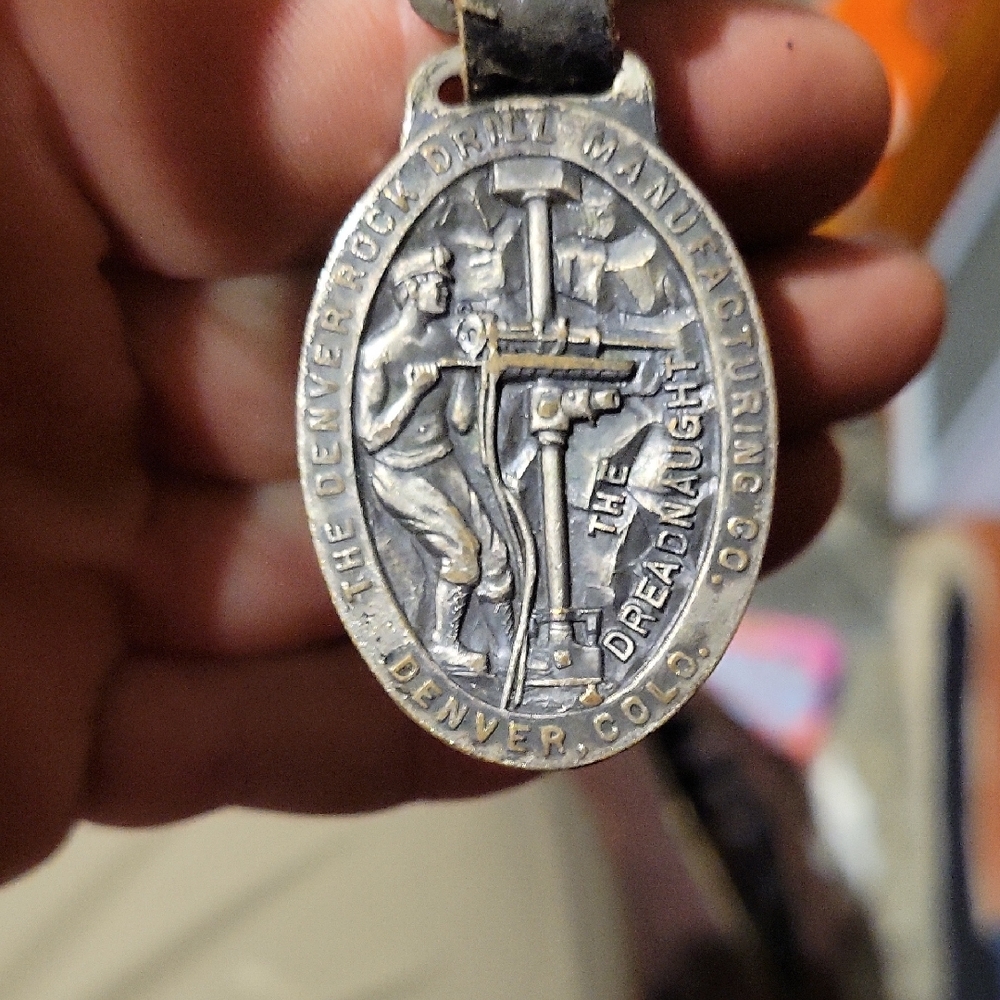 Vintage Denver Rock Drill Manufacturing Medal